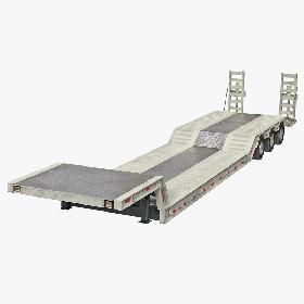 Double Drop Lowboy Tri Axle Trailer